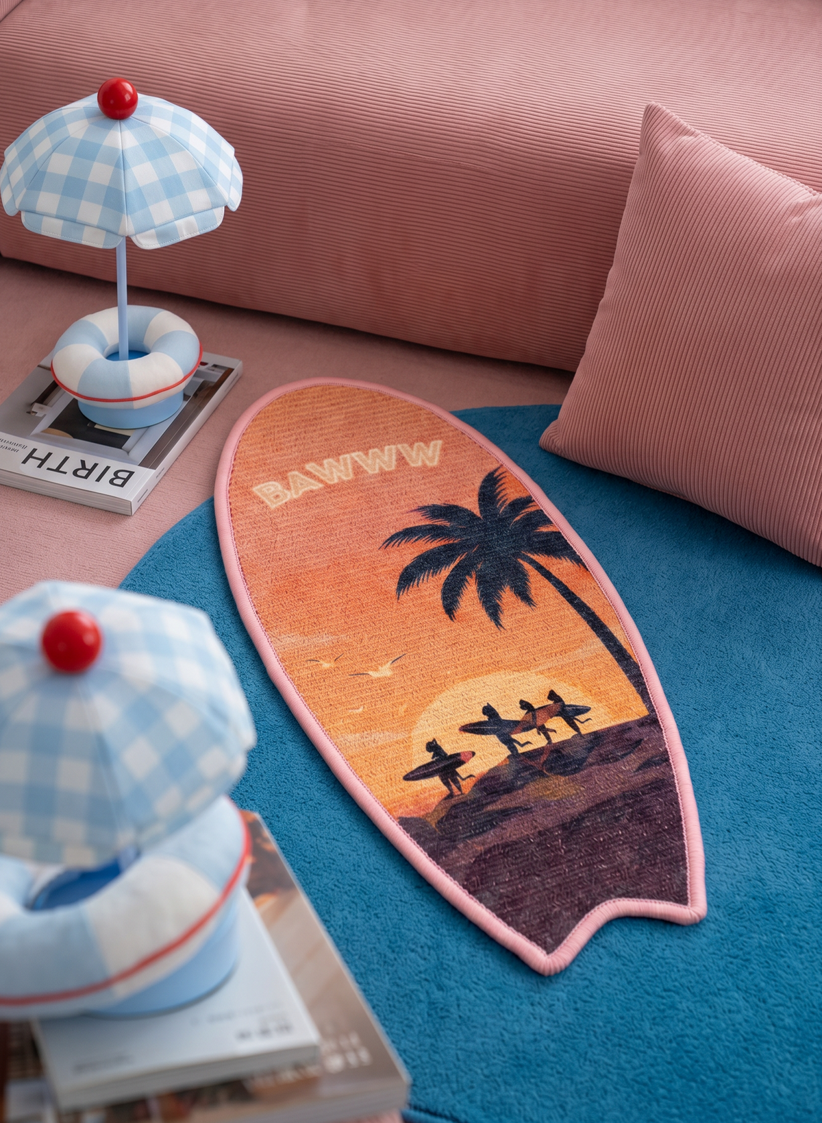 SURFBOARD CAT SCRATCHING MAT