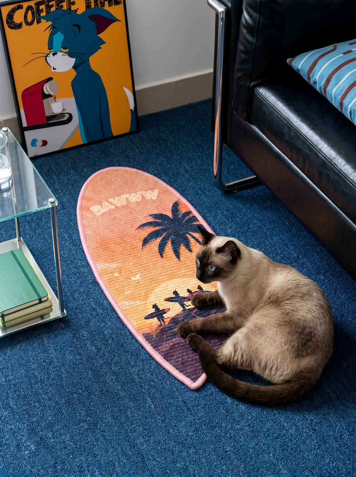 SURFBOARD CAT SCRATCHING MAT