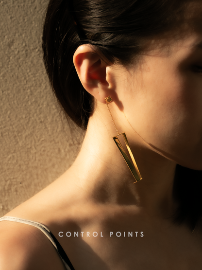 CONTROL POINTS PENROSE GEOMETRIC EARRING  |  TROVE & TONE