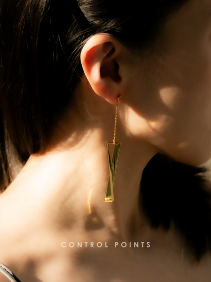 CONTROL POINTS PENROSE GEOMETRIC EARRING  |  TROVE & TONE