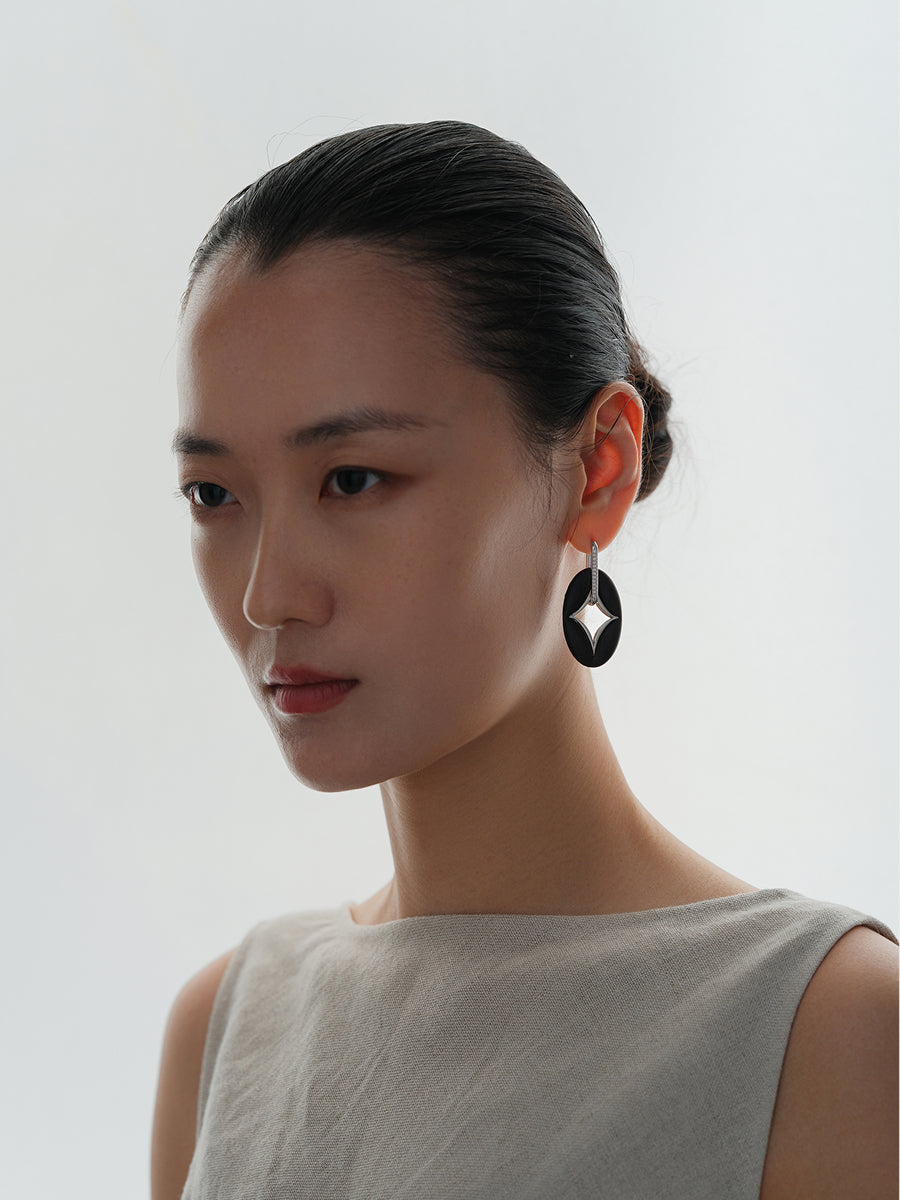YOU · YING 3-IN-1 MULTI-WEAR EARRINGS & NECKLACE SET