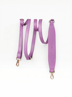 LAVANDER GLOW LEATHER PET LEASH