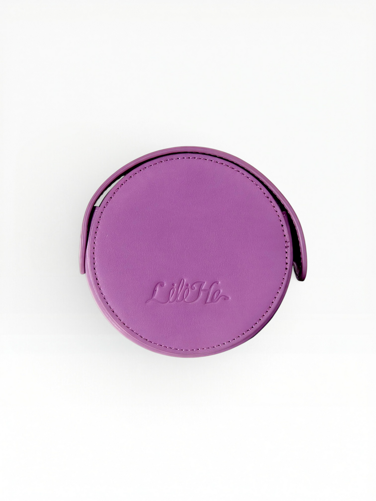 LAVANDER GLOW LEATHER PET HARNESS