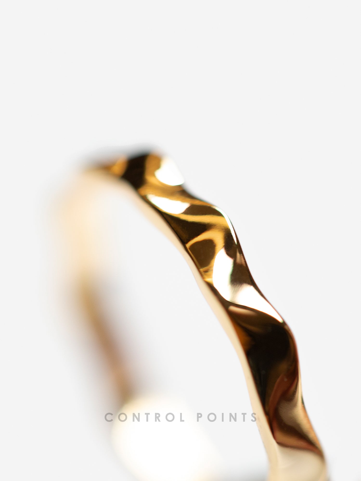 CONTROL POINTS ORGANIC WAVY STACKING RING  |  TROVE & TONE